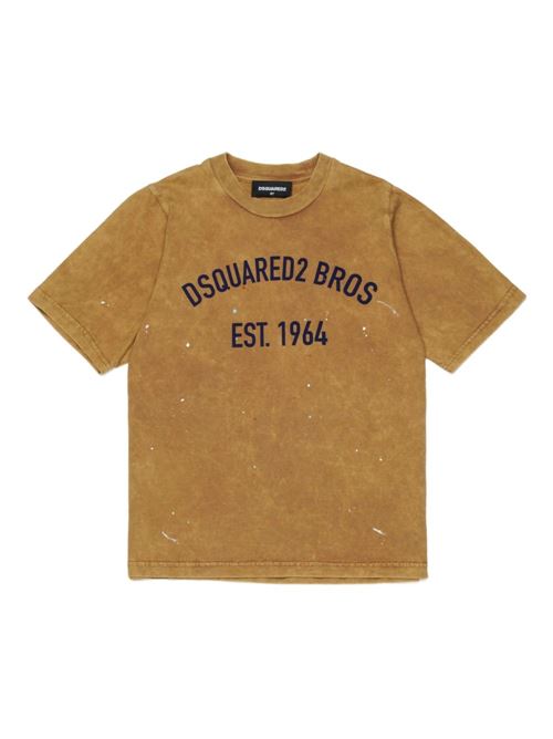 T-shirt unisex bambino Dsquared2 verde Dsquared Kids | DQ3170D0AG8DQ730